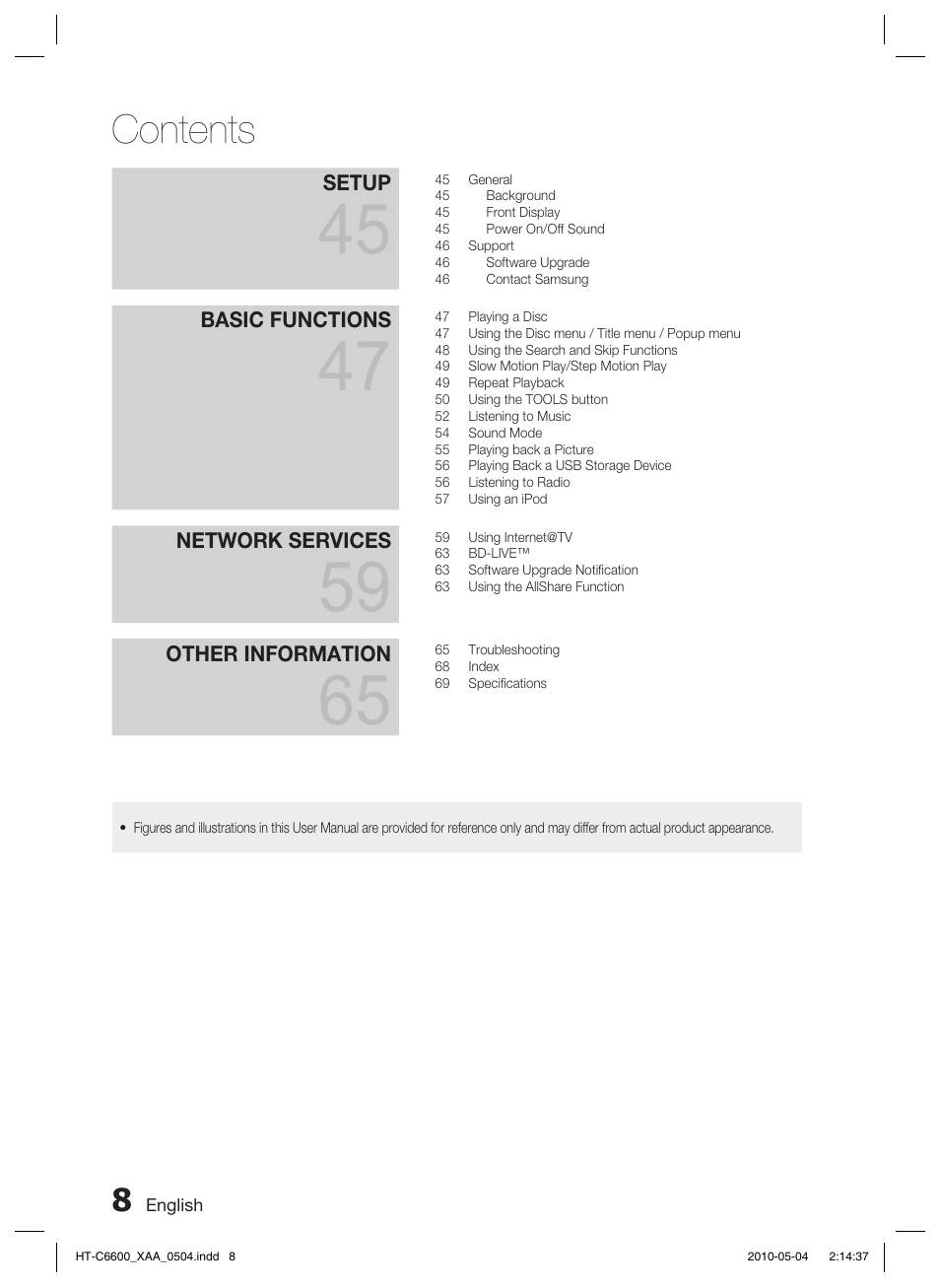 Samsung HT C6600 User Manual | Page 8 / 73