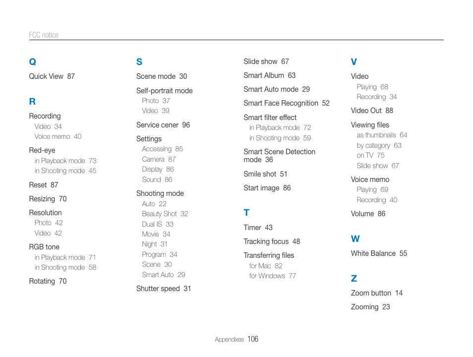 Samsung DualView TL210 User Manual | Page 107 / 108