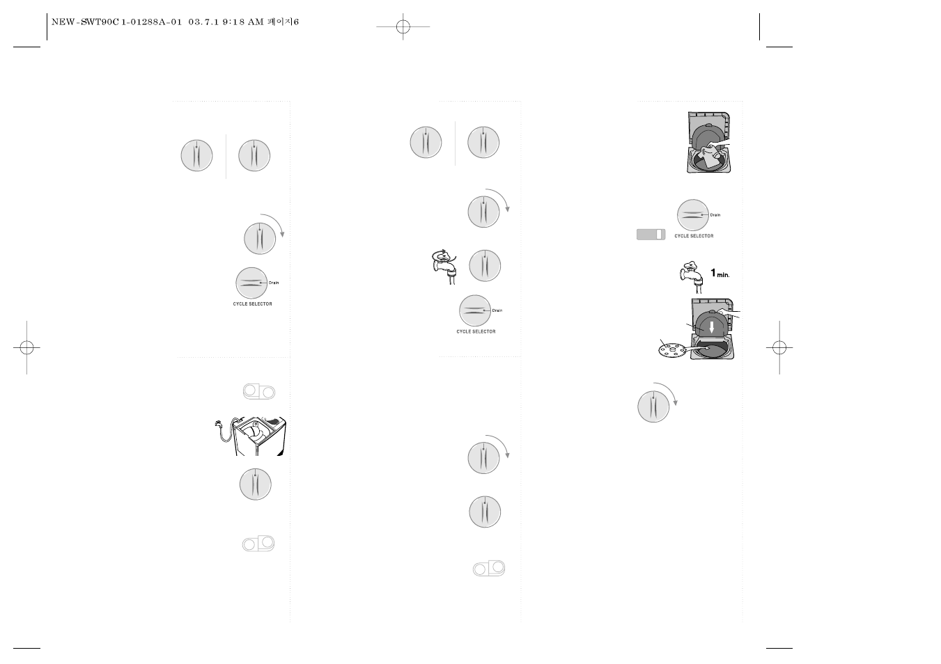 Additional rinse | Samsung SW-903(P) User Manual | Page 6 / 8