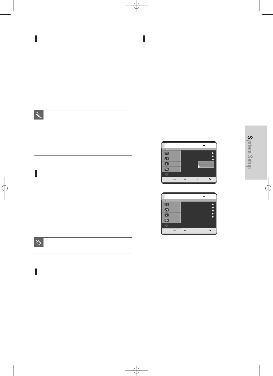 System setup, English - 39, Dynamic compression | Digital output, V-mode compatibility | Samsung DVD-HR725 User Manual | Page 39 / 135