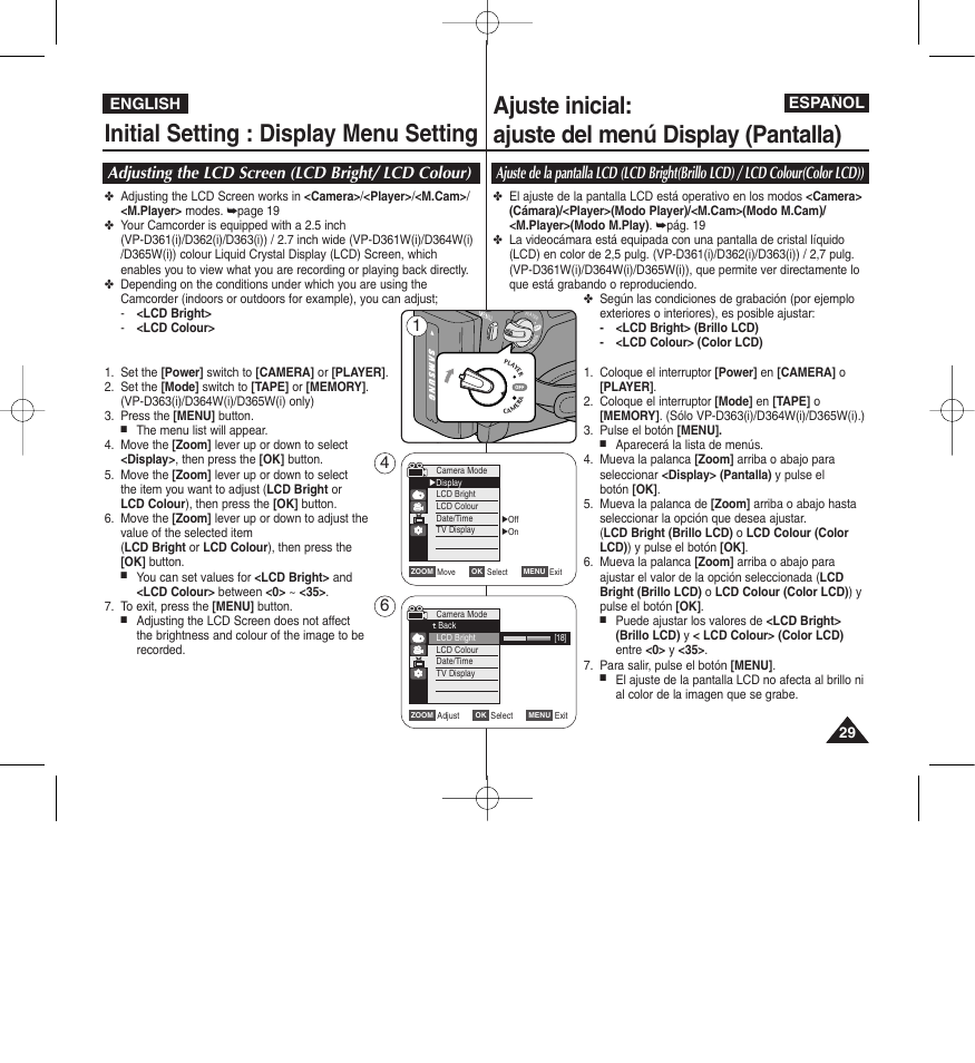 English español | Samsung D365W(I) User Manual | Page 29 / 107