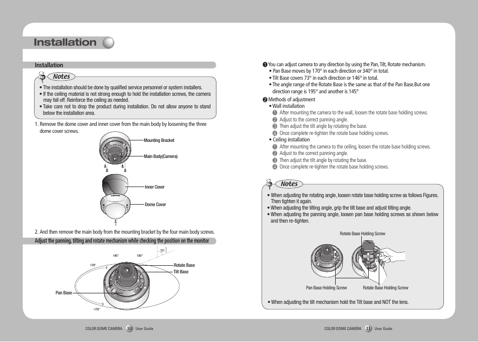 Installation | Samsung SVD-4700 User Manual | Page 6 / 25