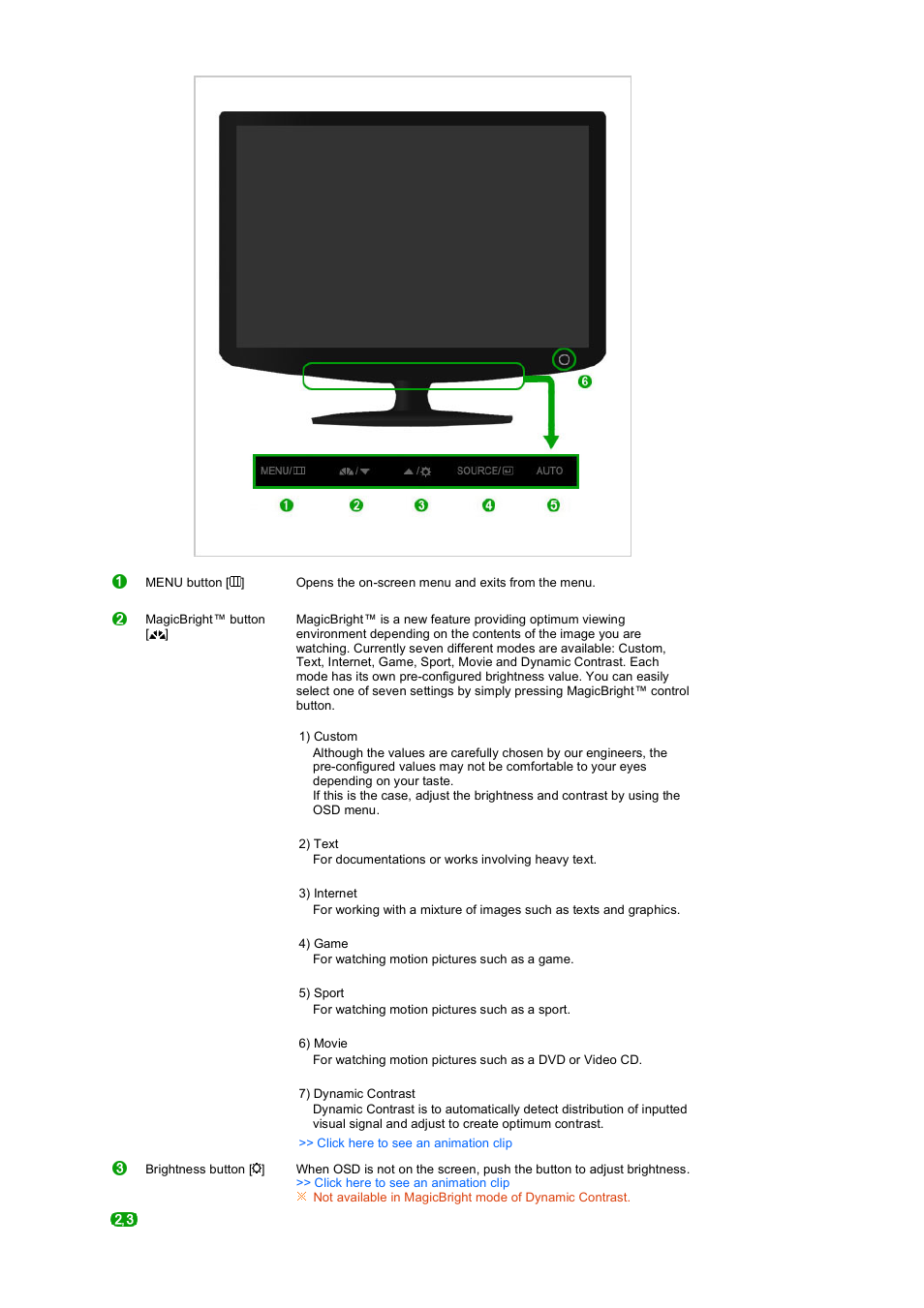 Samsung 2032GWPlus User Manual | Page 15 / 62