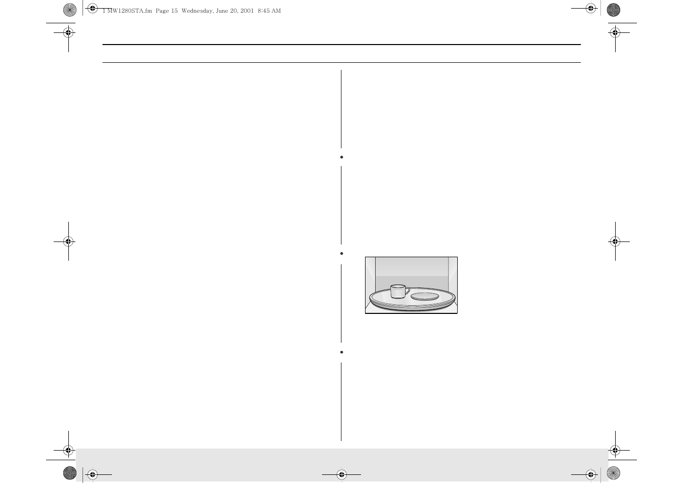 Cooking instructions | Samsung MW1180STA User Manual | Page 15 / 28