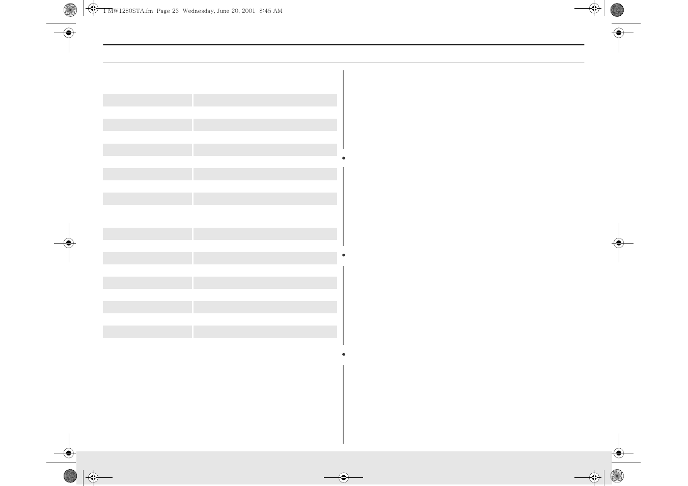 Appendix, Specifications | Samsung MW1180STA User Manual | Page 23 / 28