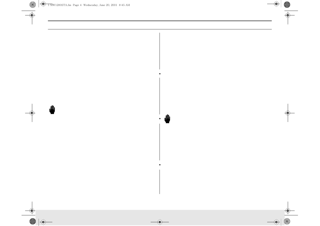 Hese, Nstructions, Warning | Samsung MW1180STA User Manual | Page 4 / 28