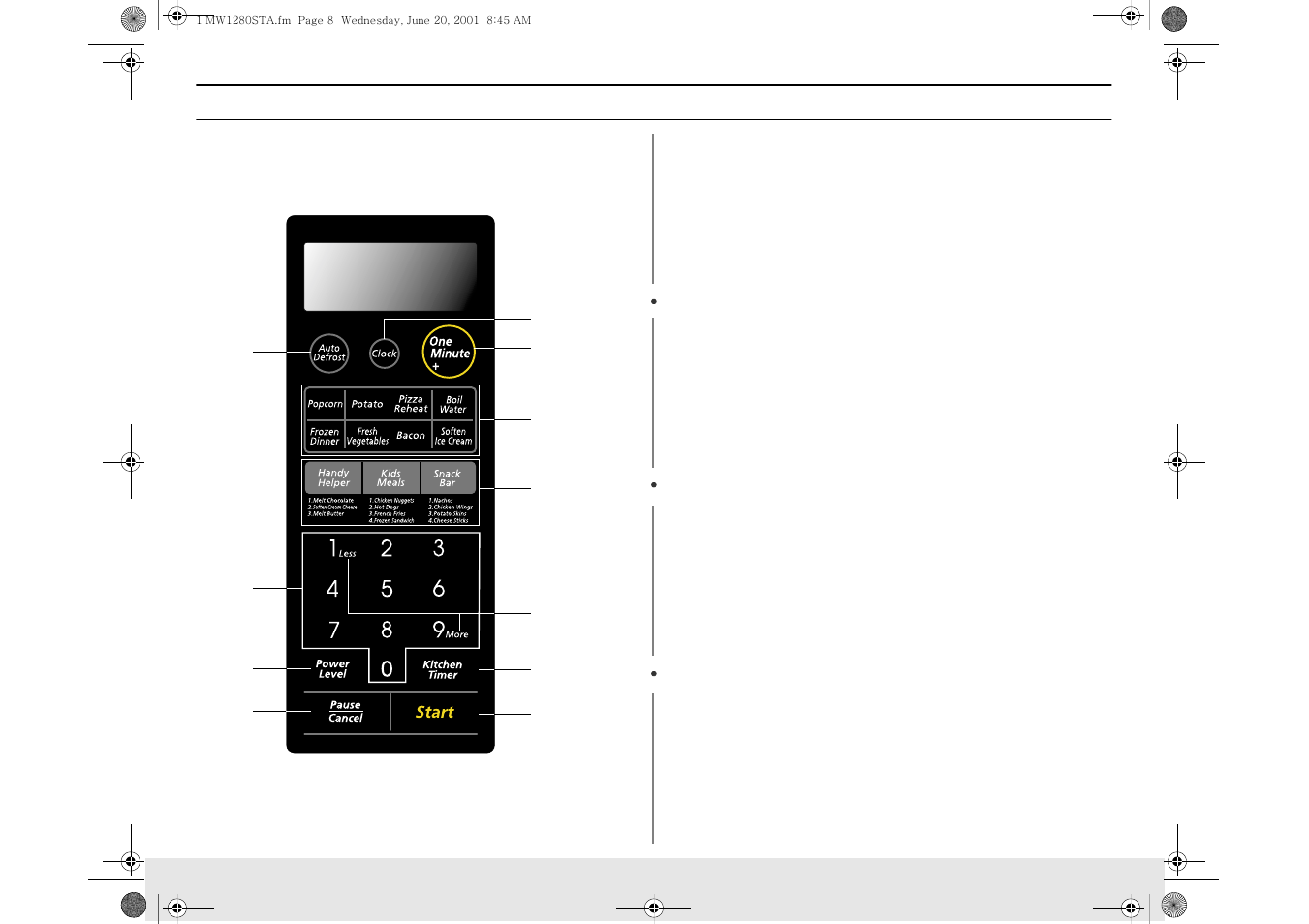 Your new microwave oven | Samsung MW1180STA User Manual | Page 8 / 28