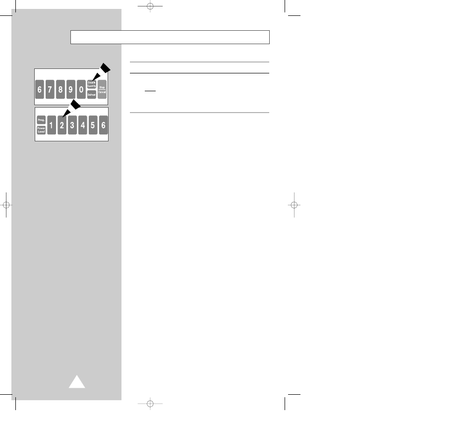 How to operate double quantity pad | Samsung CM1029B User Manual | Page 18 / 30