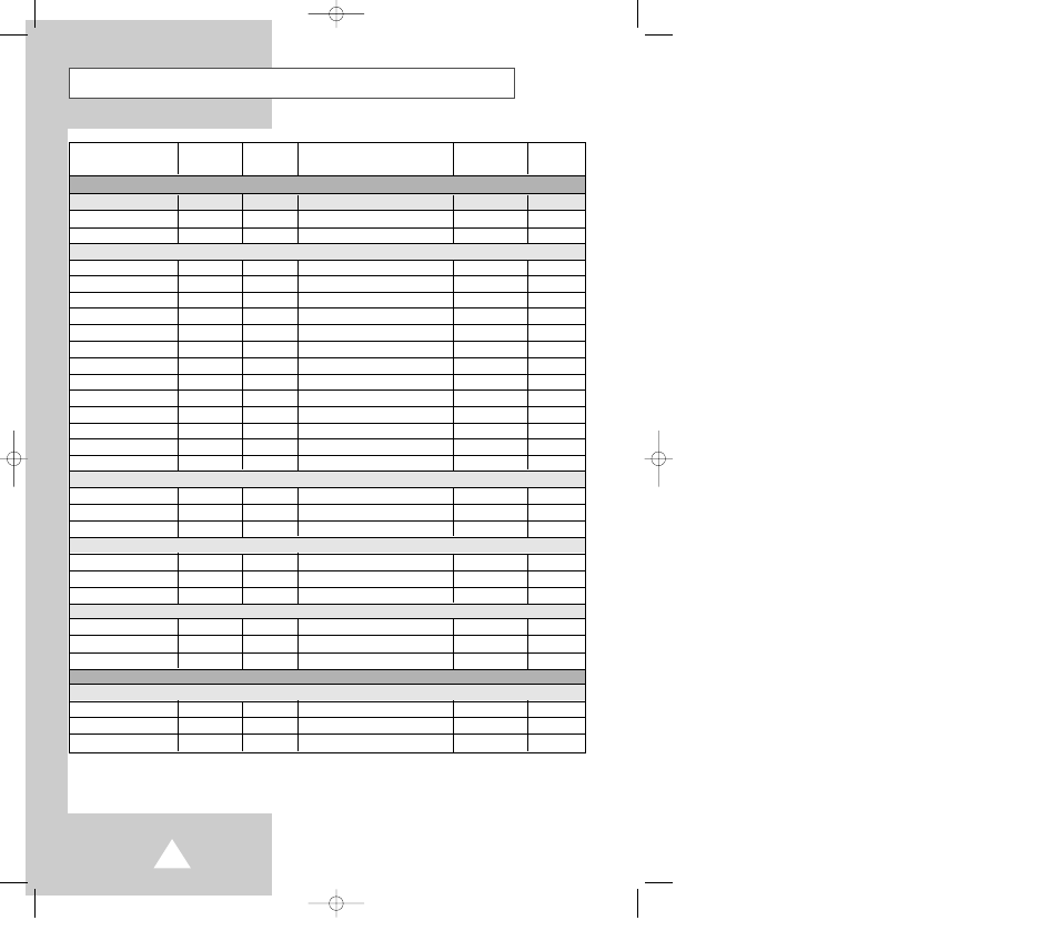 Cooking guide | Samsung CM1029B User Manual | Page 24 / 30