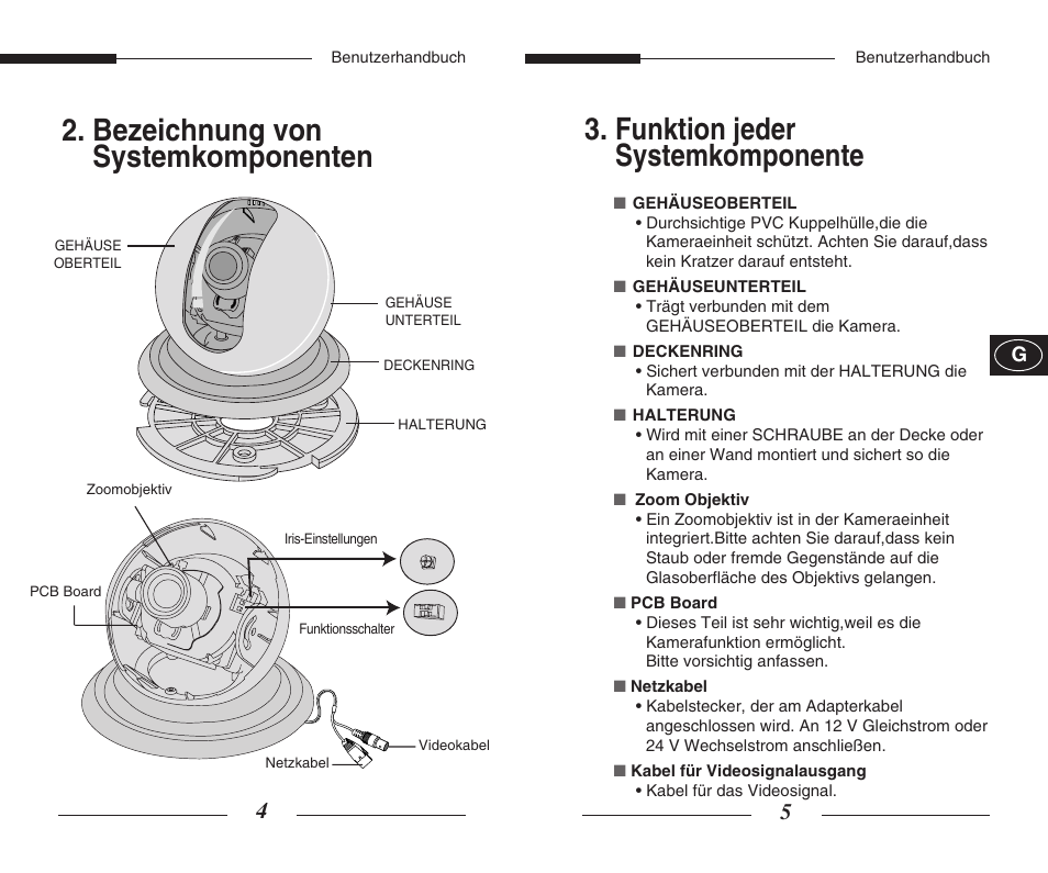 Samsung SCC-B5351GP User Manual | Page 20 / 49