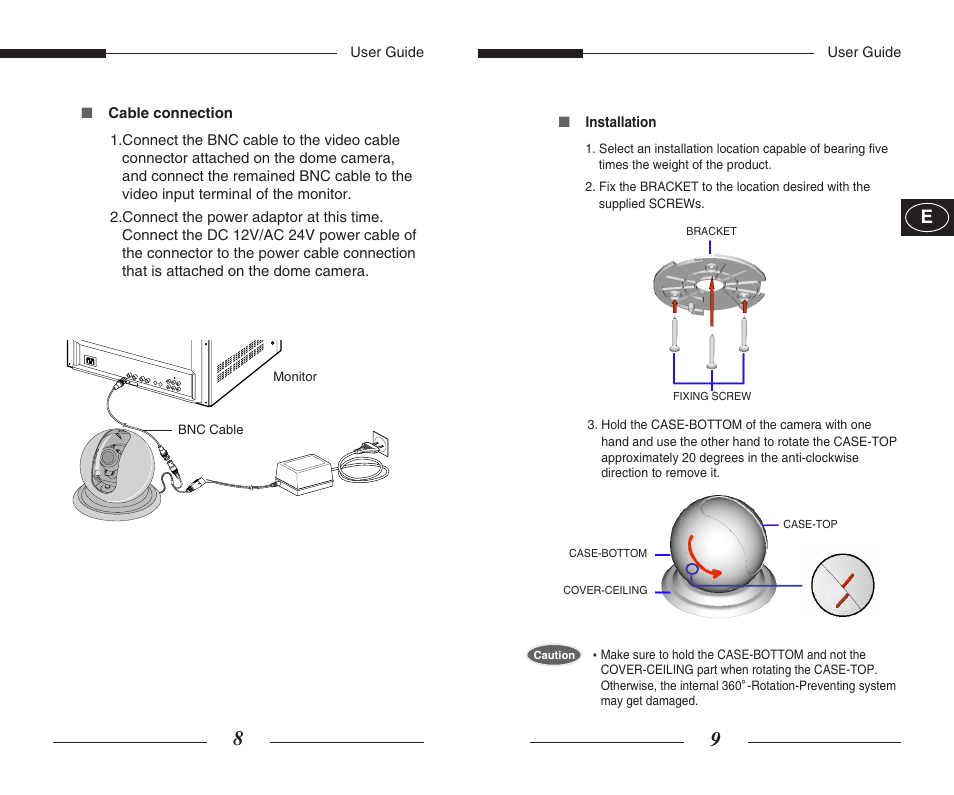 Samsung SCC-B5351GP User Manual | Page 6 / 49