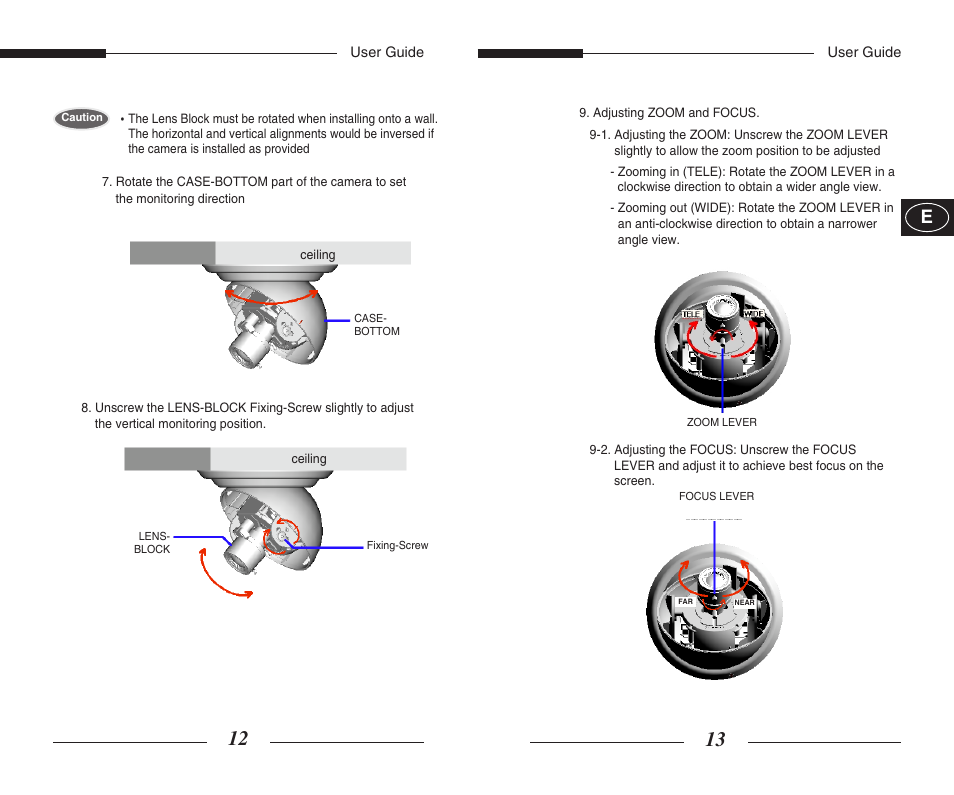 Samsung SCC-B5351GP User Manual | Page 8 / 49
