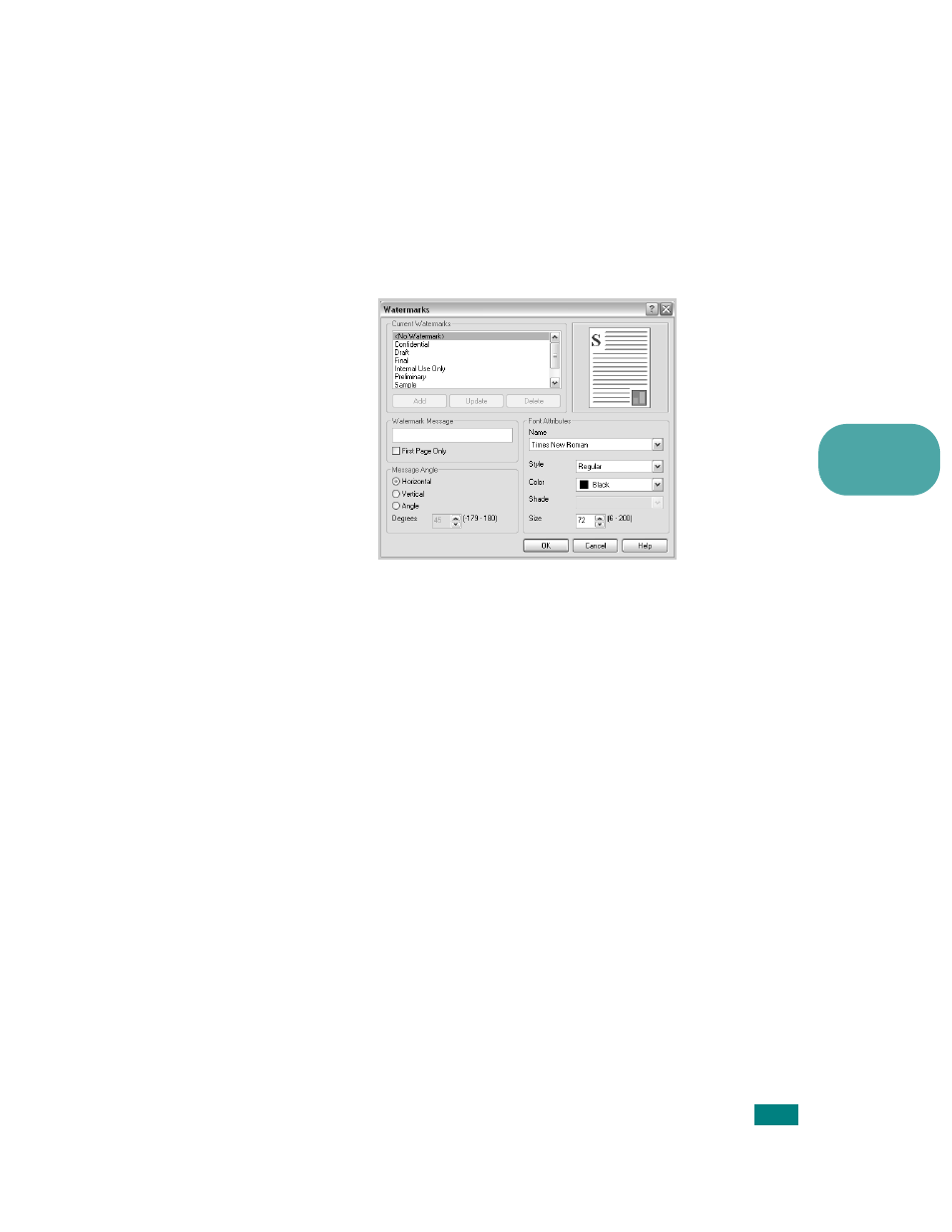 Creating a watermark | Samsung CLP-510 Series User Manual | Page 116 / 266