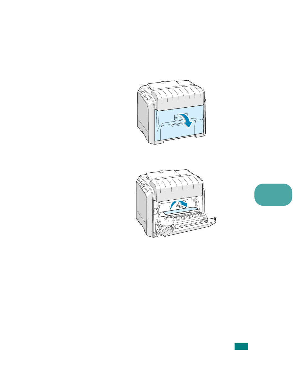 In the paper feed area | Samsung CLP-510 Series User Manual | Page 174 / 266