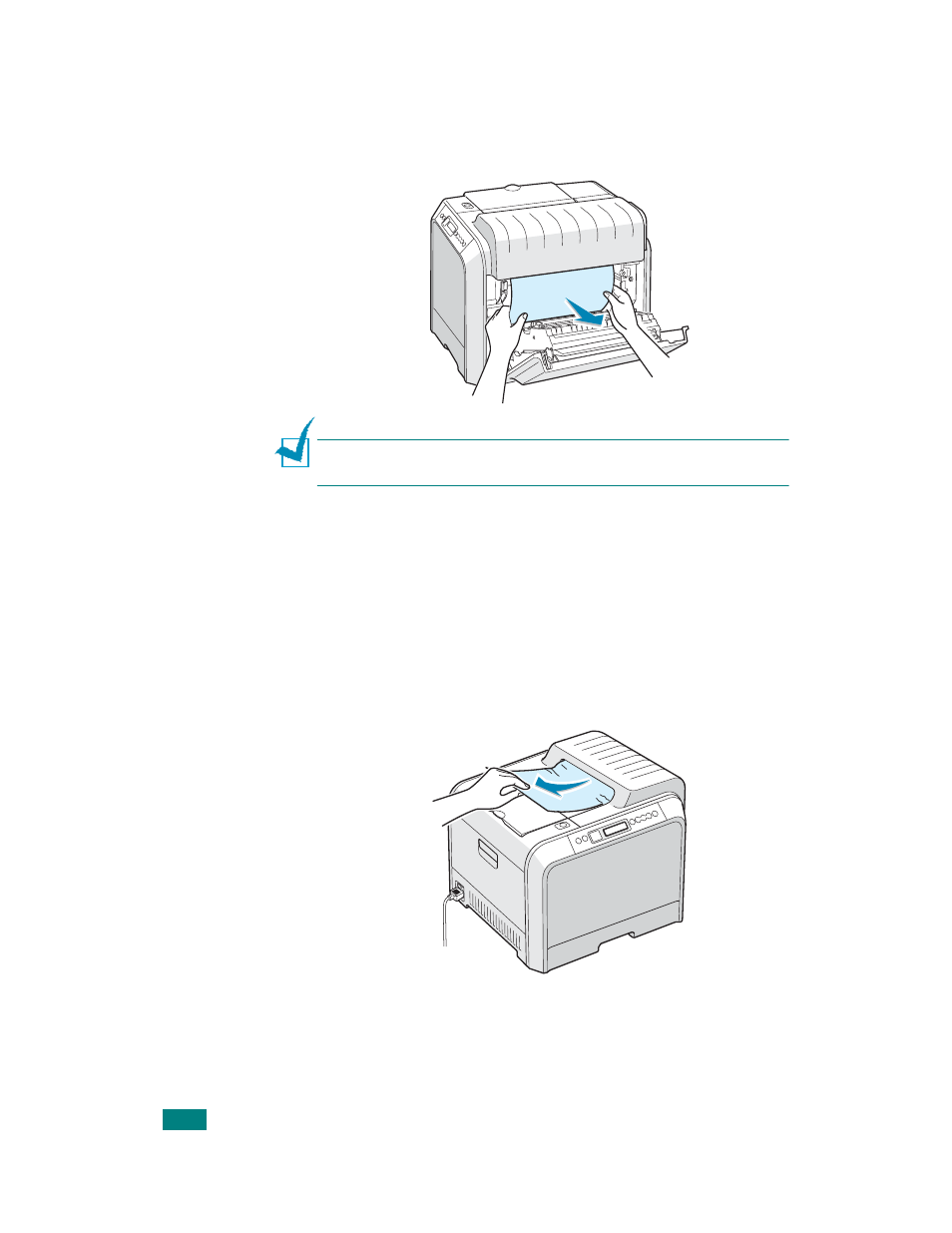 In the paper exit area | Samsung CLP-510 Series User Manual | Page 177 / 266