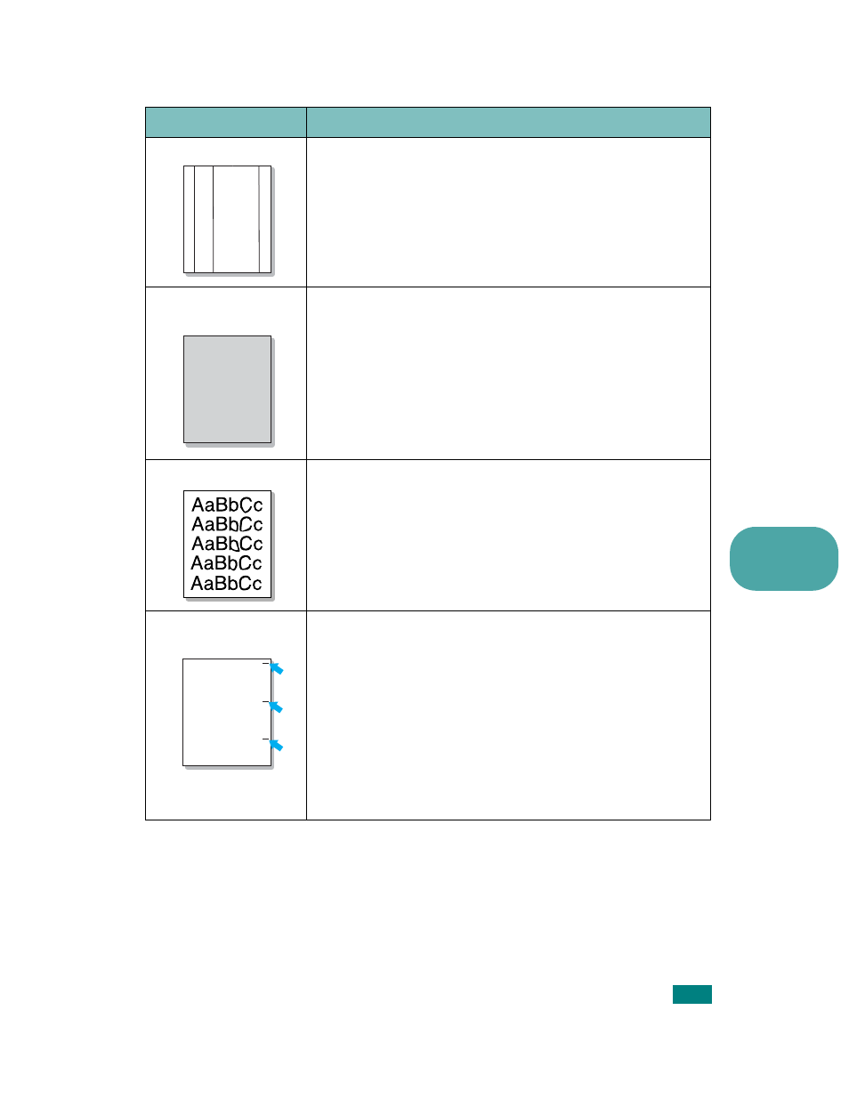 E. see “vertical repetitive, Defects | Samsung CLP-510 Series User Manual | Page 190 / 266