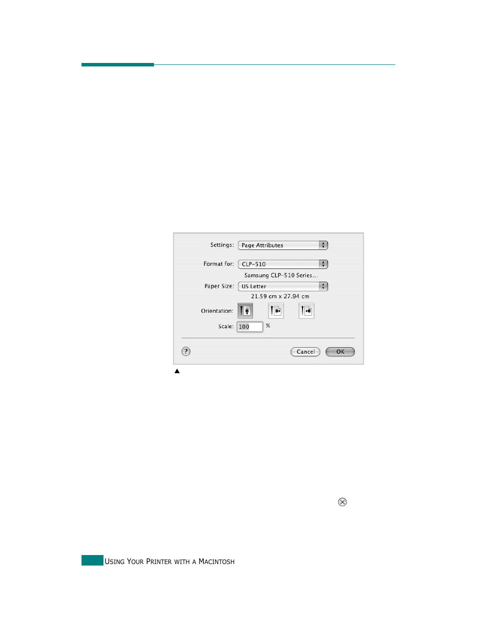 Printing a document, Canceling a print job | Samsung CLP-510 Series User Manual | Page 207 / 266