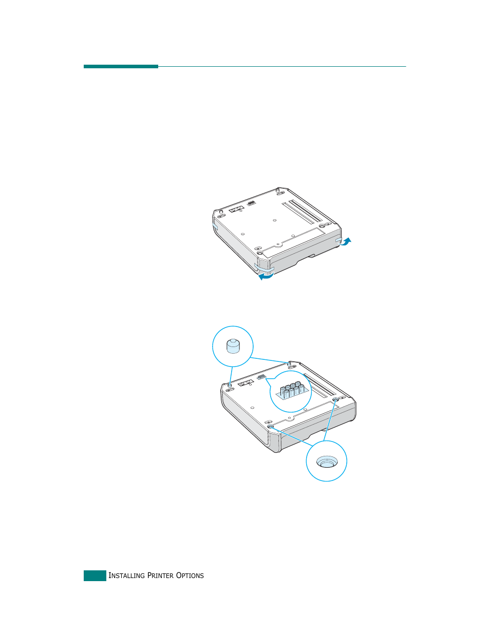 Installing an optional tray | Samsung CLP-510 Series User Manual | Page 249 / 266