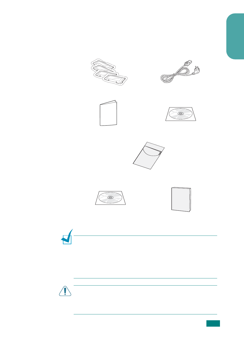 Step 1. unpacking, Step 1, Unpacking | English | Samsung CLP-510 Series User Manual | Page 3 / 266