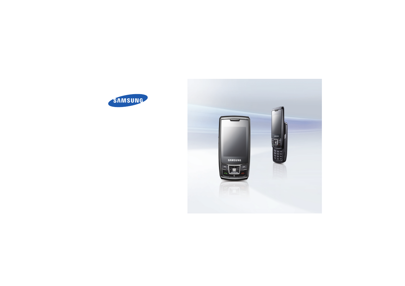 Samsung Duos SGH D880 User Manual | 50 pages