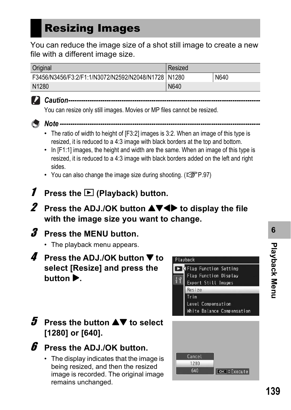 Resizing images | Samsung CX1 User Manual | Page 141 / 239