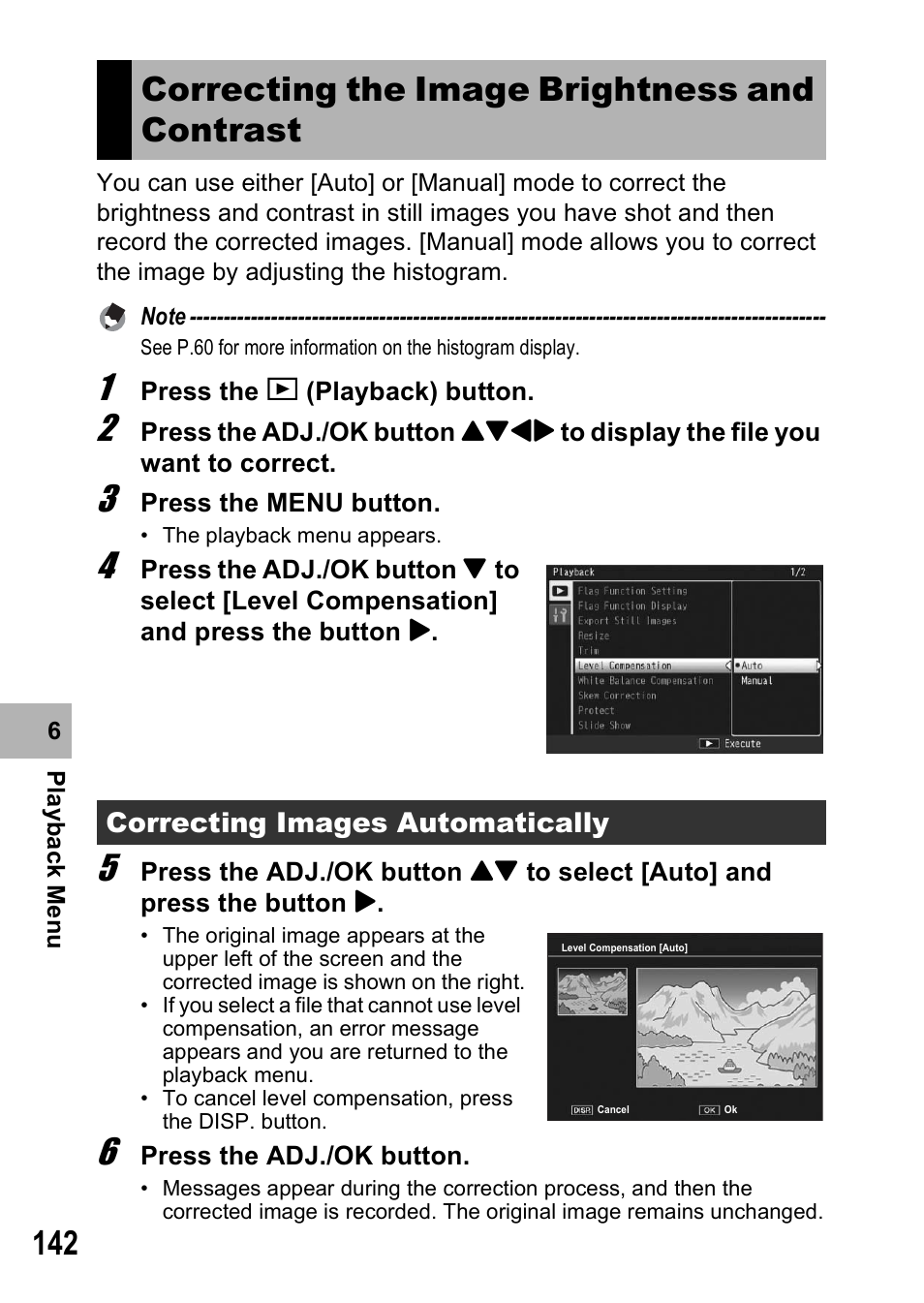 Correcting the image brightness and contrast | Samsung CX1 User Manual | Page 144 / 239