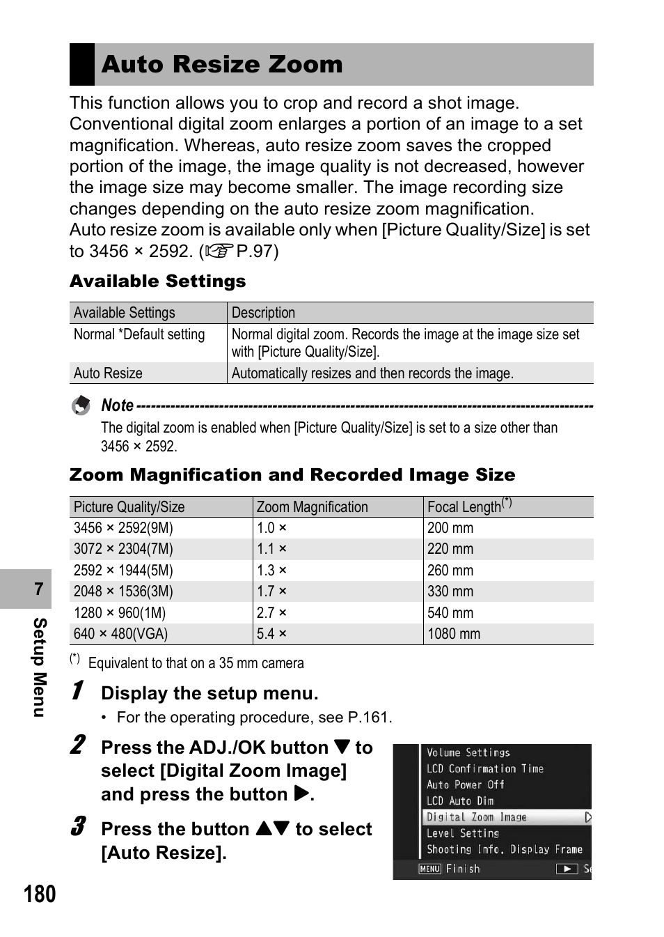 Auto resize zoom | Samsung CX1 User Manual | Page 182 / 239