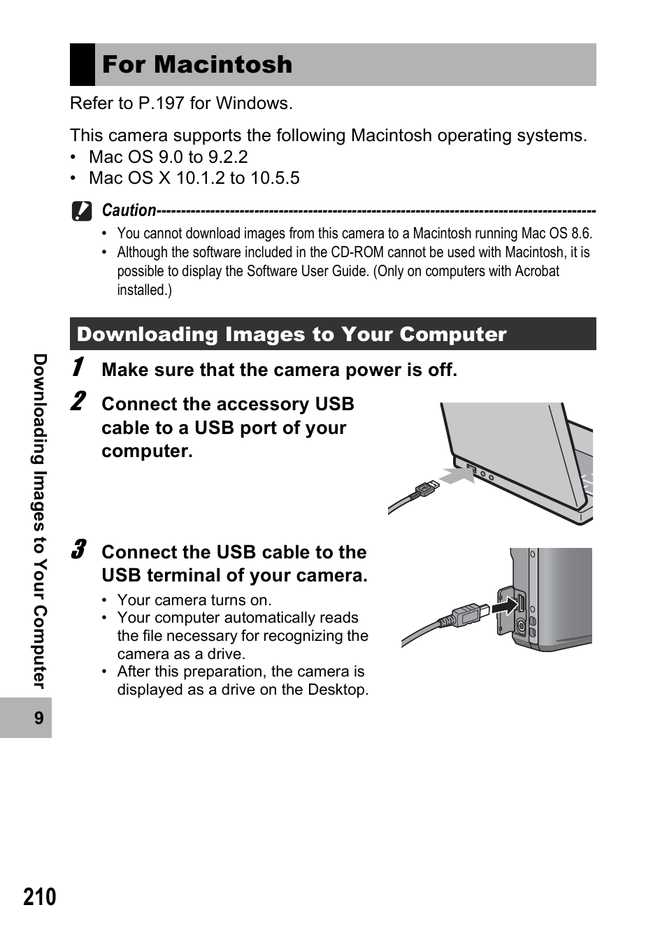 For macintosh | Samsung CX1 User Manual | Page 212 / 239