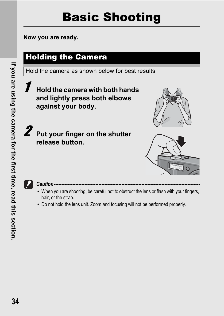 Basic shooting | Samsung CX1 User Manual | Page 36 / 239