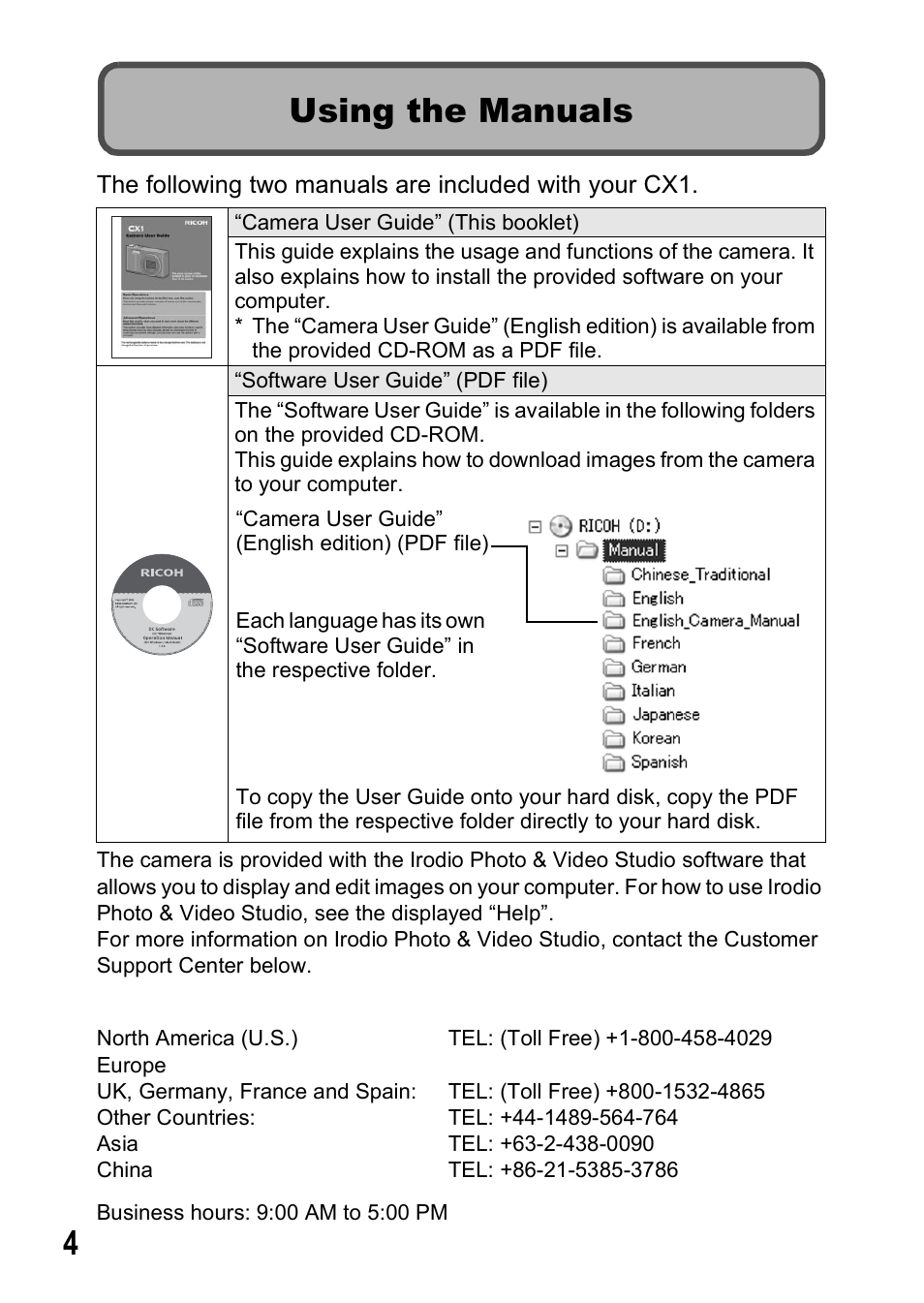 Using the manuals | Samsung CX1 User Manual | Page 6 / 239