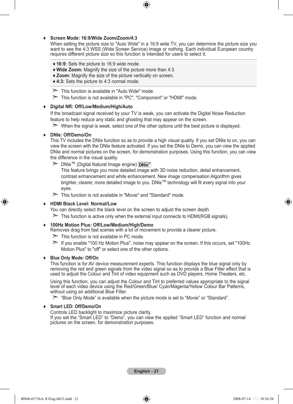 Samsung BN68-01736C-00 User Manual | Page 23 / 69