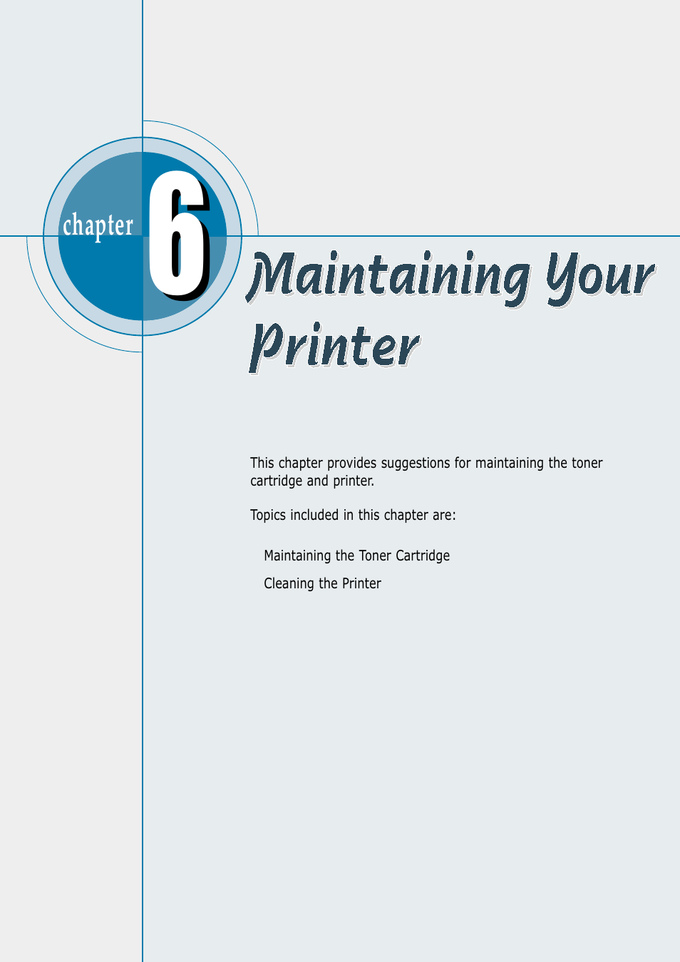 Maintaining your printer | Samsung ML-1200 Series User Manual | Page 71 / 128