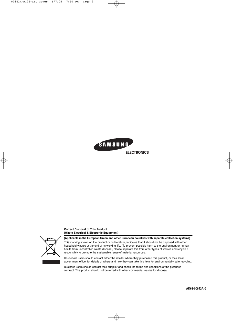 Samsung DVD-R125 User Manual | Page 93 / 93