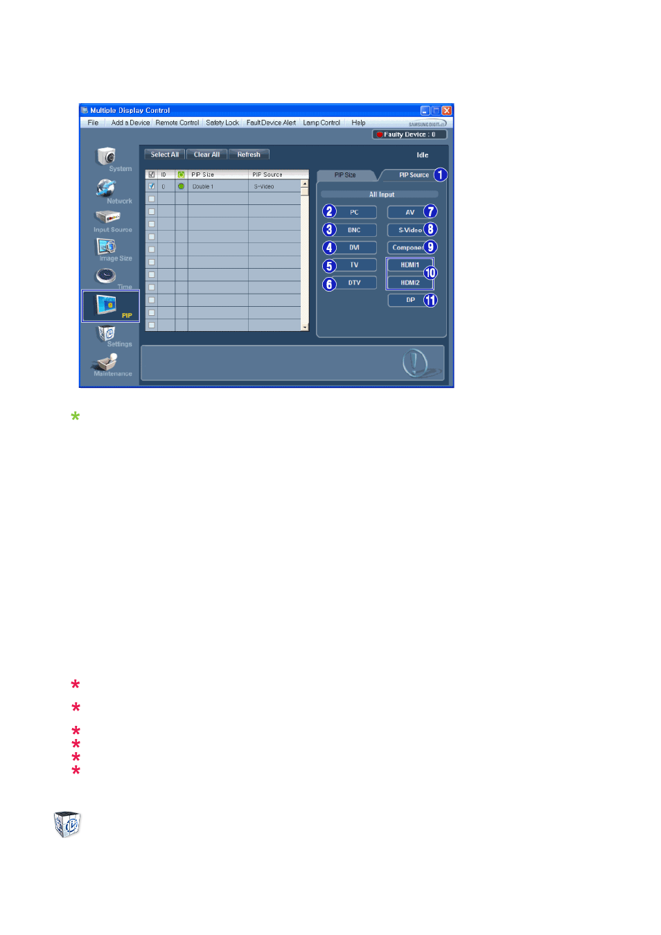 Pip source, Setting picture | Samsung 400TS-3 User Manual | Page 97 / 167