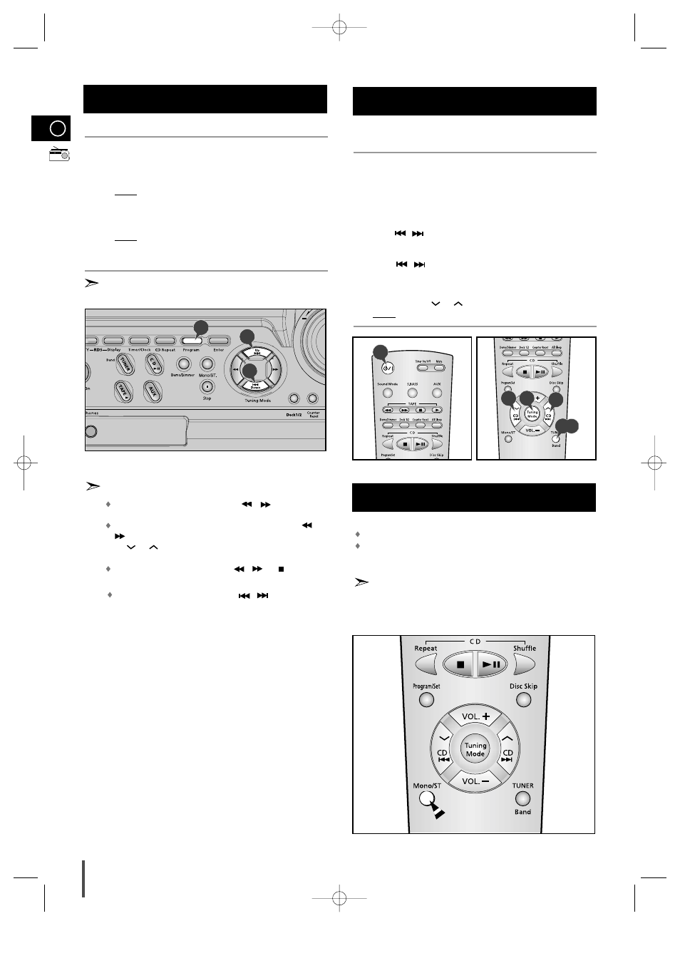 Selecting a stored station | Samsung MAX-B450 User Manual | Page 14 / 23