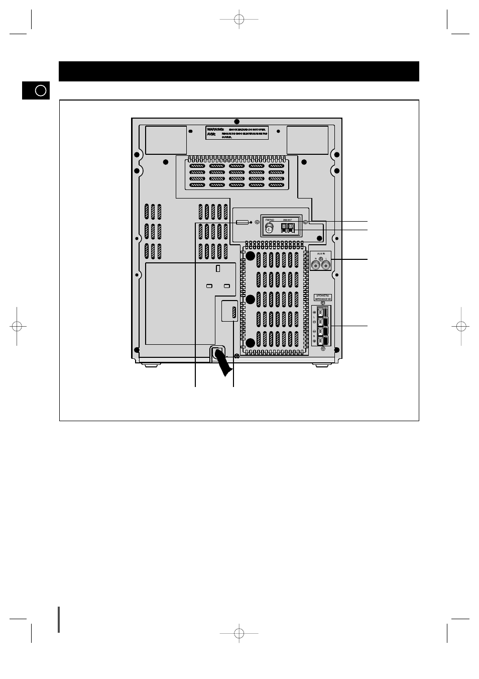 Rear panel view | Samsung MAX-B450 User Manual | Page 6 / 23