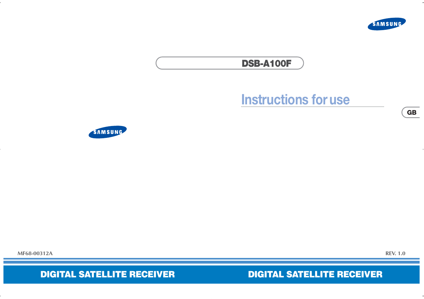 Samsung DSB-A100F User Manual | 19 pages