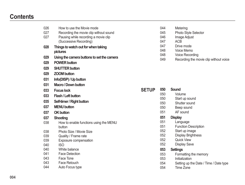 Samsung ES65 User Manual | Page 5 / 98