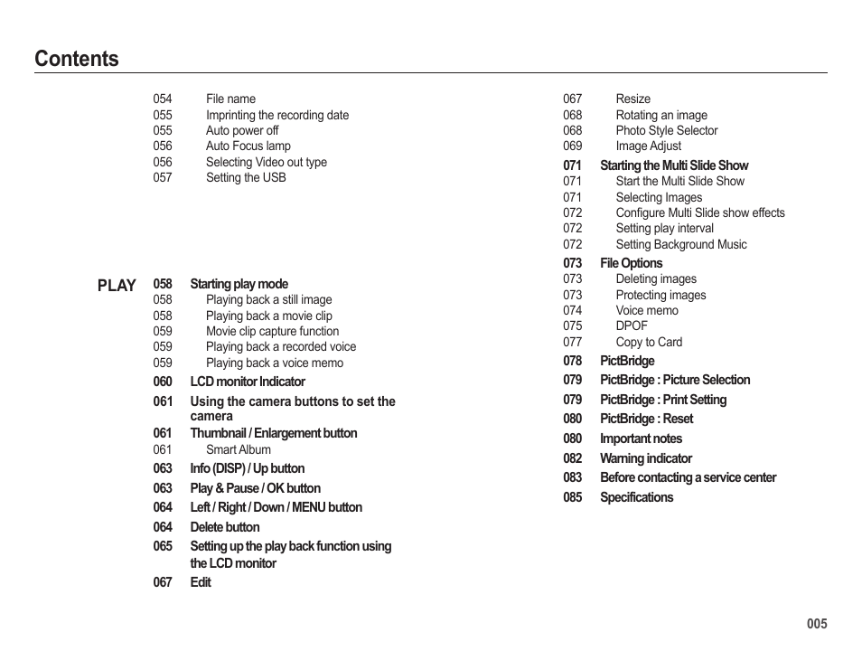 Samsung ES65 User Manual | Page 6 / 98
