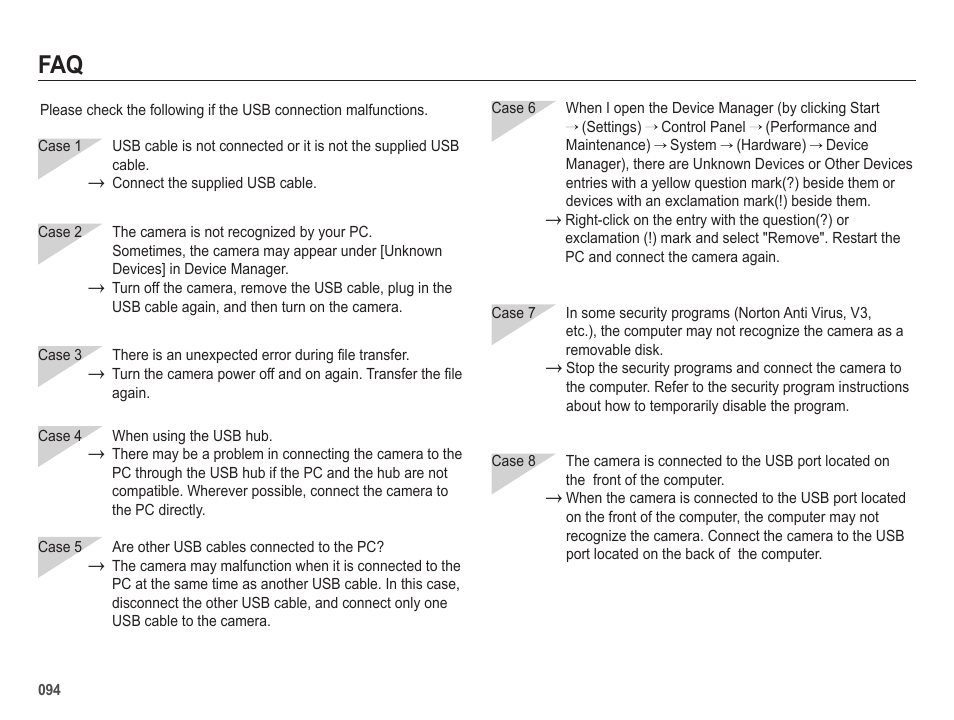 Samsung ES65 User Manual | Page 95 / 98