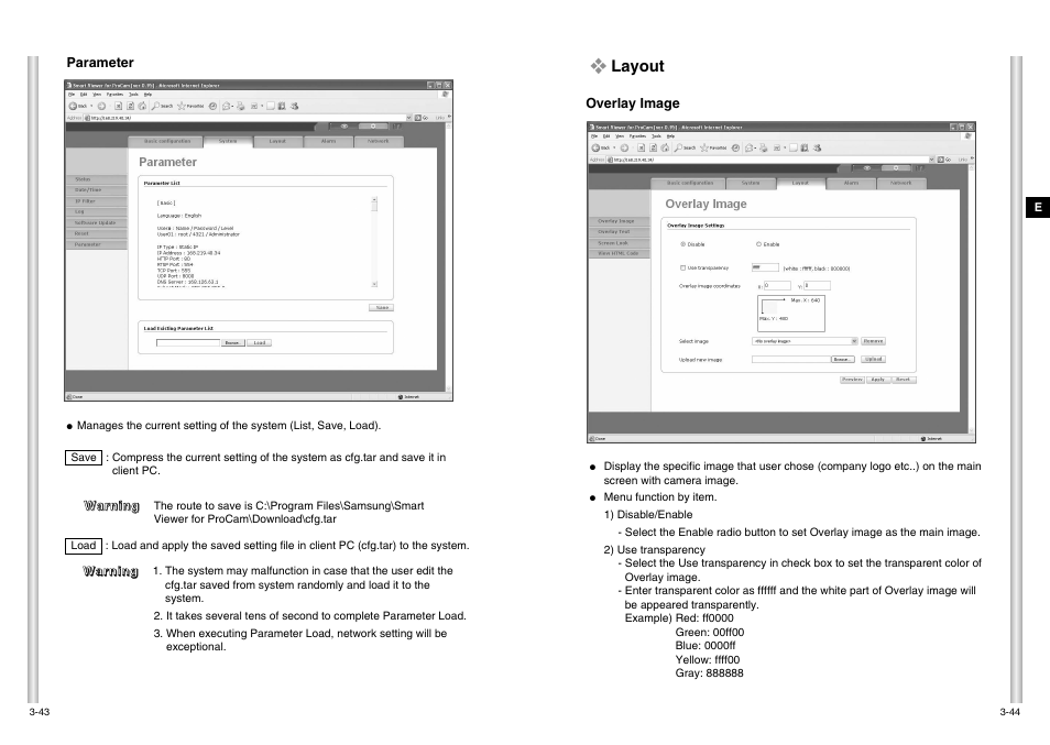 Samsung SCC-C6475P User Manual | Page 36 / 69