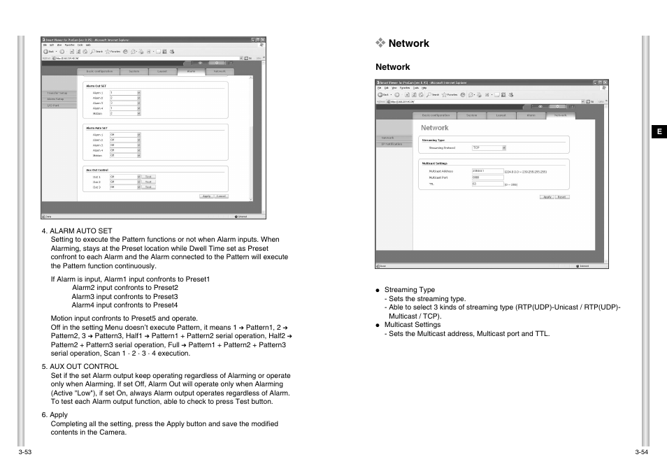 Network | Samsung SCC-C6475P User Manual | Page 41 / 69