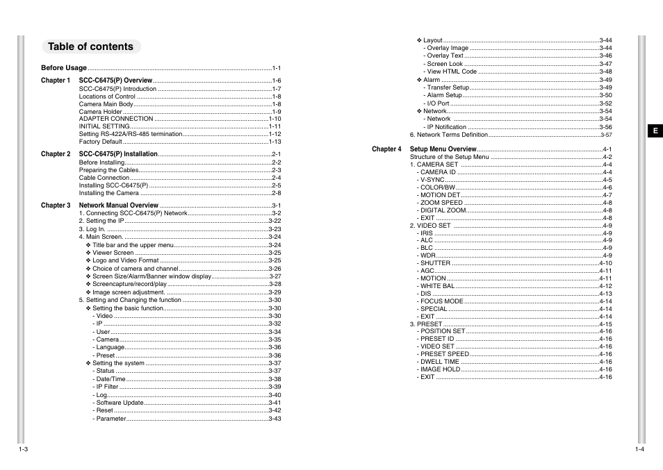 Samsung SCC-C6475P User Manual | Page 5 / 69