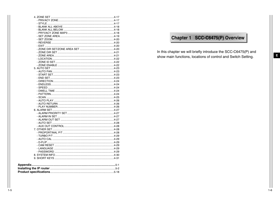 Samsung SCC-C6475P User Manual | Page 6 / 69