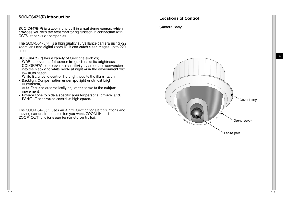 Samsung SCC-C6475P User Manual | Page 7 / 69
