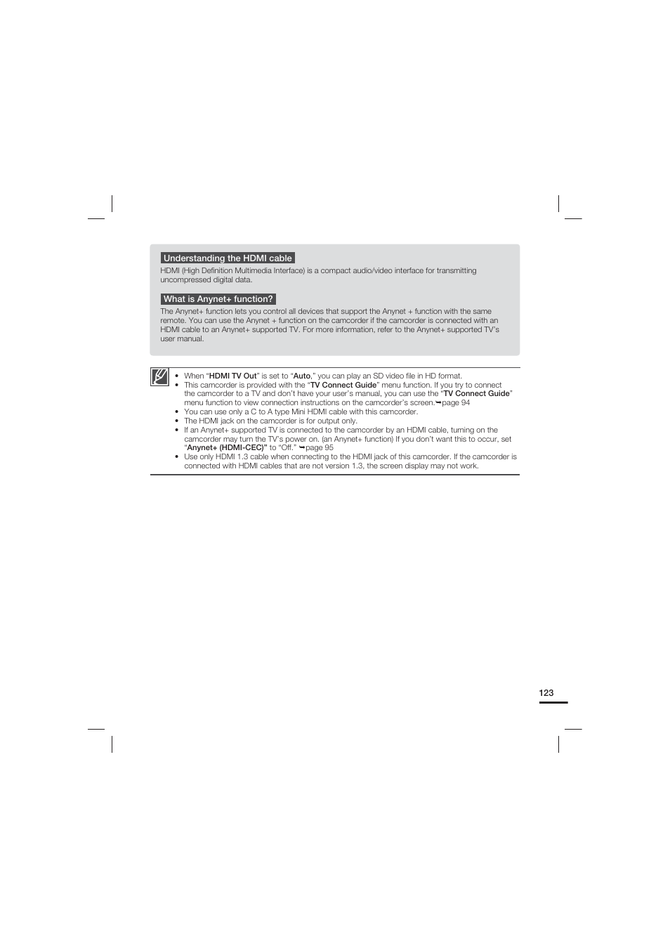 Samsung HMX-S15BN User Manual | Page 133 / 166