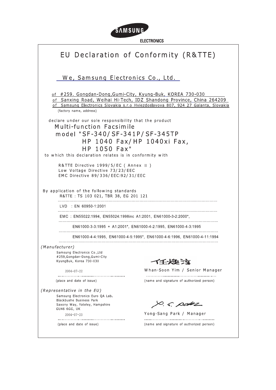 Samsung SF-340 Series User Manual | Page 75 / 81