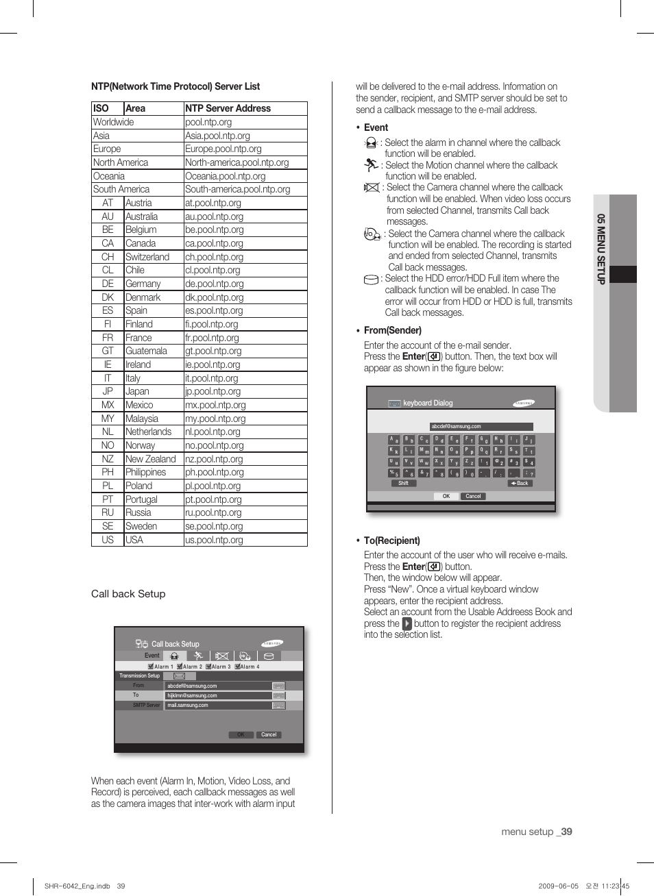 Samsung SHR-6040 User Manual | Page 43 / 96