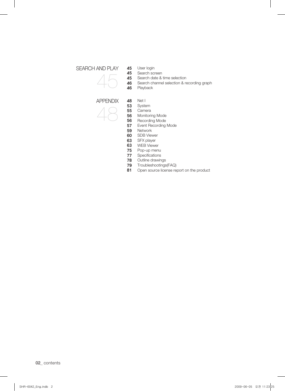 Samsung SHR-6040 User Manual | Page 6 / 96