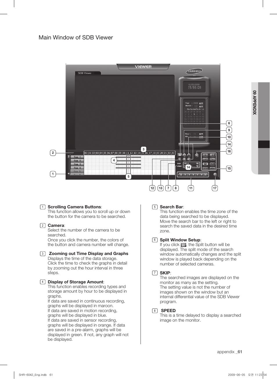 Main window of sdb viewer | Samsung SHR-6040 User Manual | Page 65 / 96